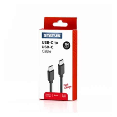 Status - USB C to 8 PIN 1m Black Pvc Fc Cable
