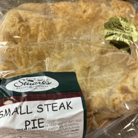 Stuart's Small Steak Pie