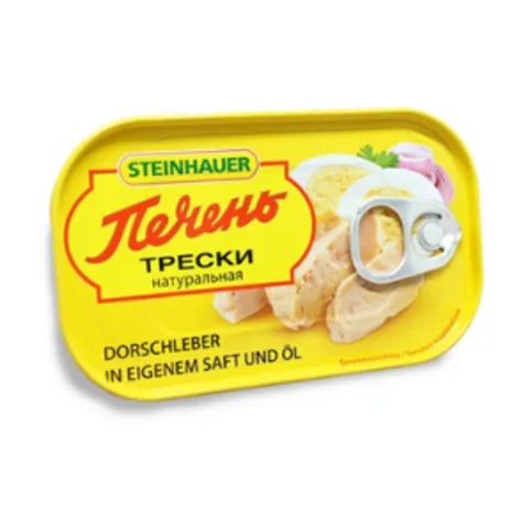 Steinhauer Cod Liver in Natural Oil 120g