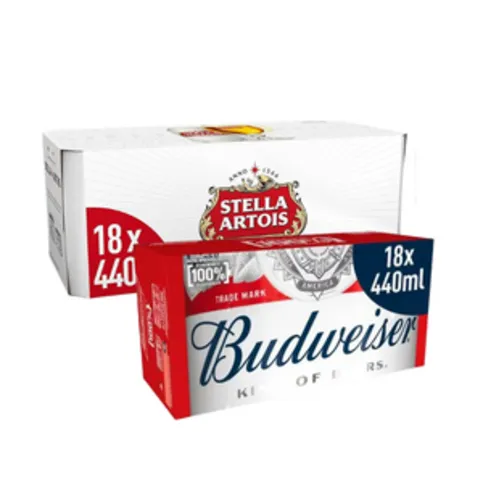 Stella Artois & Budweiser 18 Pack