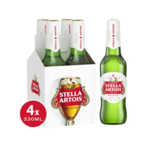 Stella Artois Bottles 4 x 330ml