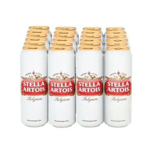 Stella Artois Lager Cans 24 x 440ml
