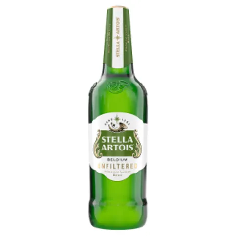 Stella Artois Unfiltered Premium Lager Beer 660ml