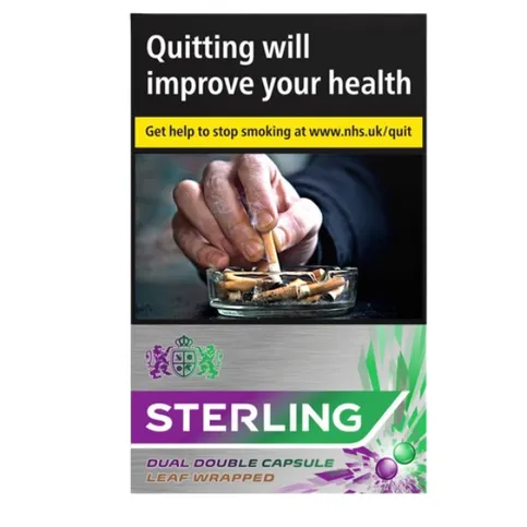 STERLING DOUBLE LEAF CAPSULE