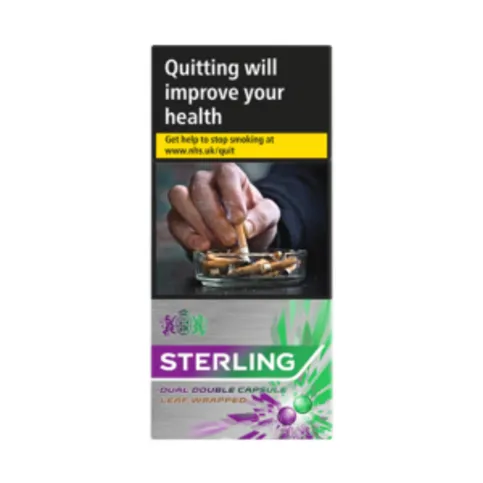 Sterling Dual Double Capsule Leaf Wrapped