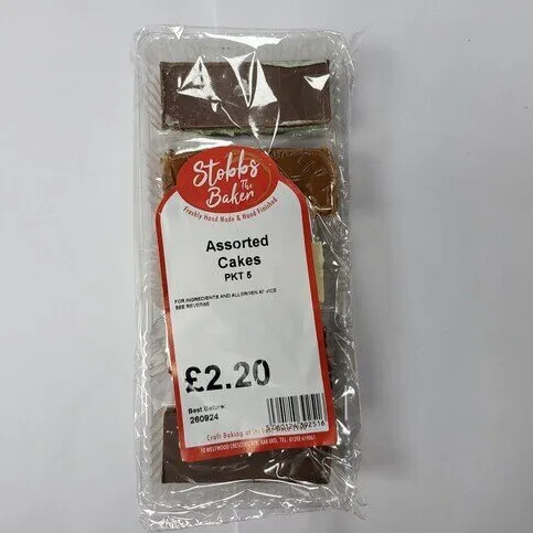 Stobbs Assorted Cakes 5 Pack £2.55
