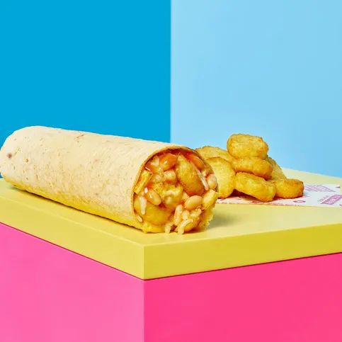 Stone Willys Cheesy Bean Wrap