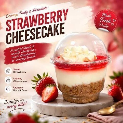 Strawberry Cheese cake 