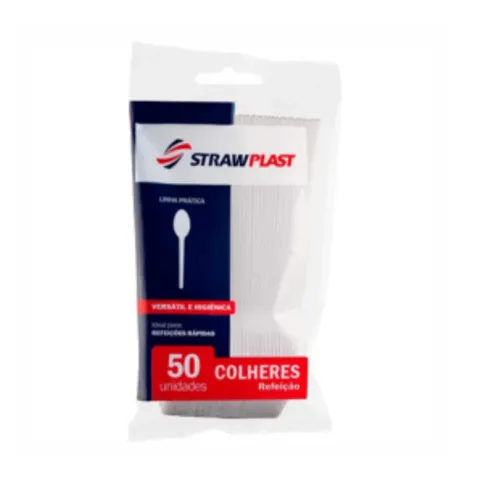Strawplast Spoons 50 Pack