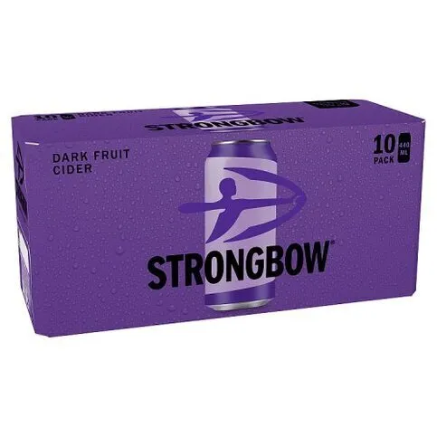 STRONGBOW DARK FRUIT 4% ABV 10PK CANS (10X440ML)