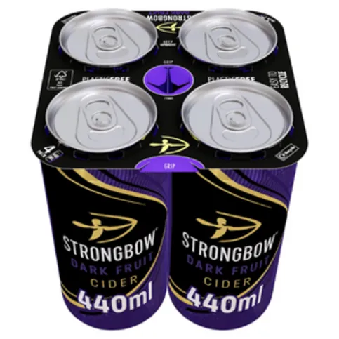 Strongbow Dark Fruit Cider 4 x 440ml Cans