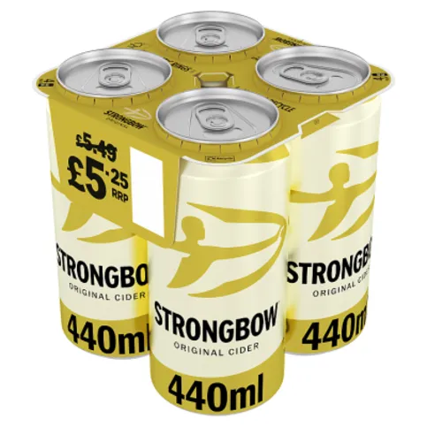 Strongbow Original Cider 4 x 440ml