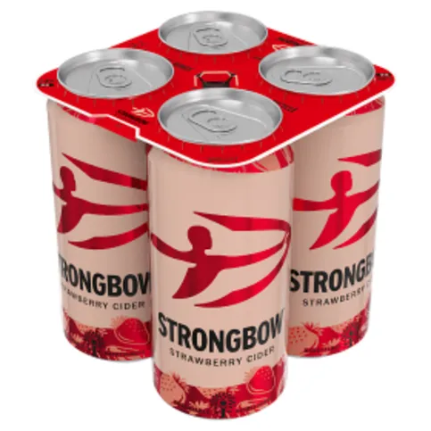 Strongbow Strawberry Cider Can 4x440ml