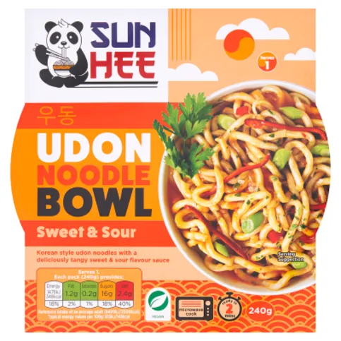 Sun Hee Sweet & Sour Udon Noodle Bowl 240g