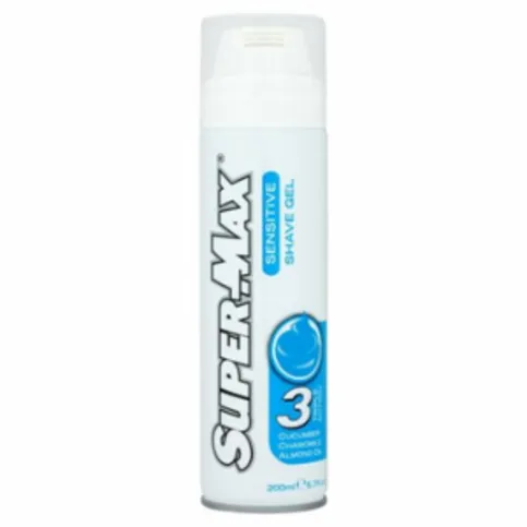 Super-Max Sensitive Shave Gel 200ml