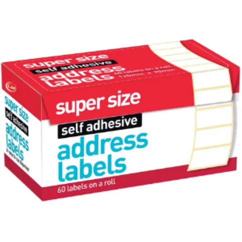 Super Size Address Label 120 X 90