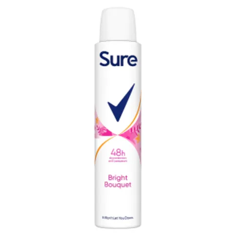Sure Apa Bright Bouquet Compressed 200ml