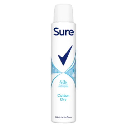 Sure Apa Cotton Dry Compressed 200ml