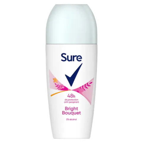 Sure Anti-Perspirant Roll On Bright Bouquet 50ml