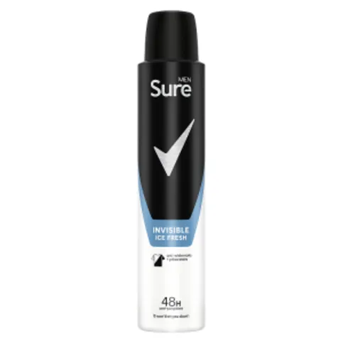 Sure Men Apa Invisible Ice Compressed 200ml