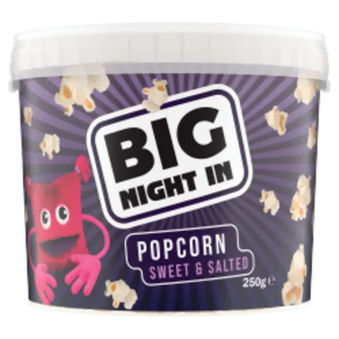 BNI SWEET & SALTY POPCORN TUB 250G