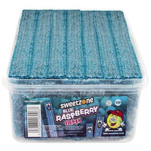 SWEETZONE BLUE RASPBERRY BELTS 100PK