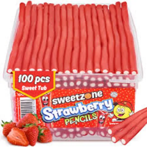 Sweetzone Strawberry Pencils 100 Pieces