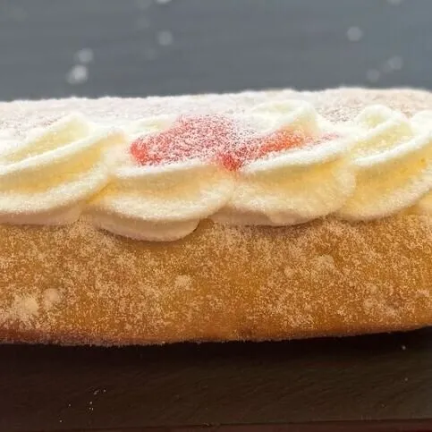 Synthetic Cream Jam Doughnut 