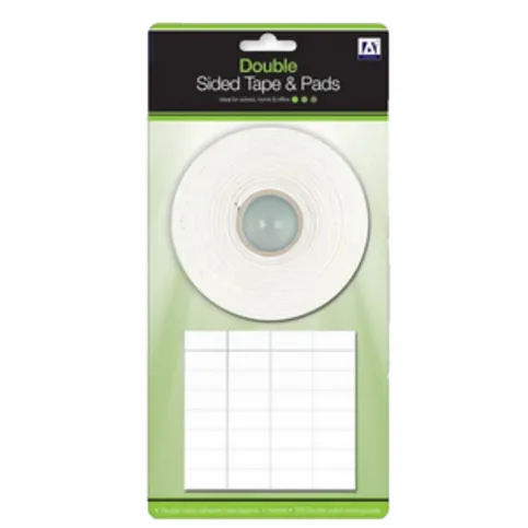 Tallon Double Sided Foam Tape 4m Double-sided sticking pads 320 Pack