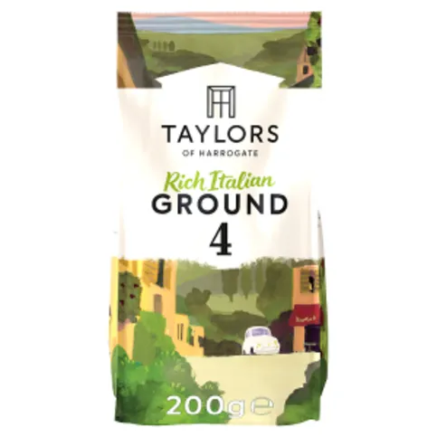 Taylors of Harrogate Rich Italian Ground Roast Coffee 200g