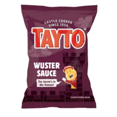Tayto Pm1.25 Wuster Sauce Crisps 65g