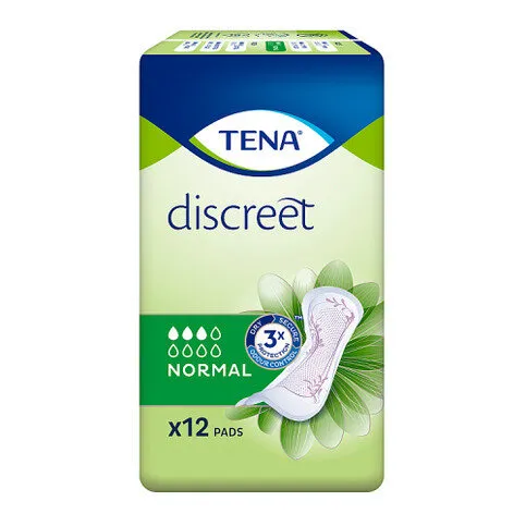 Tena Discreet Normal Incontinence Pads 12 Pack