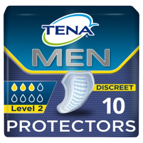 TENA Men Discreet Protection 10 Absorbent Protector Level 2 Medium