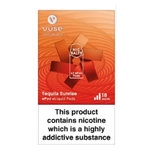 Vuse ePod 2 vPro Tequila Sunrise Refill Pods 18mg