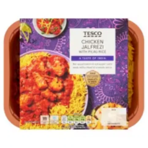 Tesco Chicken Jalfrezi With Pilau Rice 400g (403051)