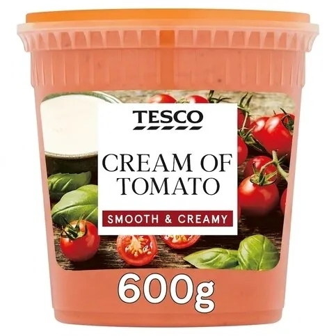 Tesco Cream Of Tomato Soup 600g 