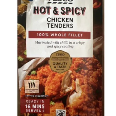 Tesco Hot & Spicy Chicken Tenders 305g