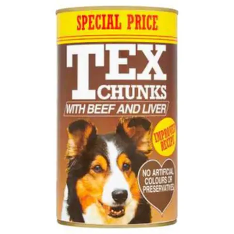 Tex Chunks Beef & Liver 1.2kg