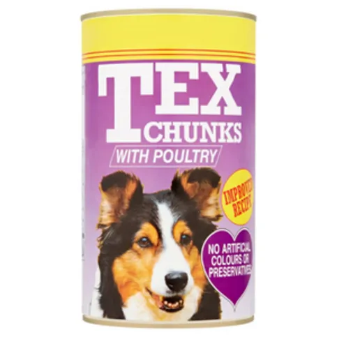 Tex Chunks With Poultry 1.2kg