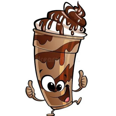 Thick Chocolate Milkshake with Whipped Cream & Topped with crushed M&M’s & Milk Chocolate Sauce