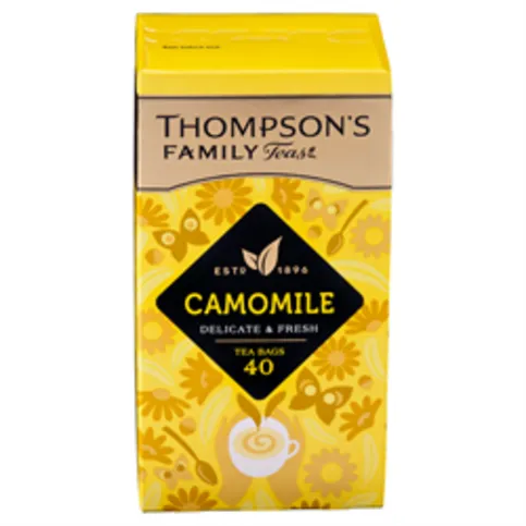 THOMPSON CAMOMILE TEA 40S