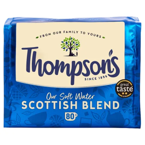 Thompson's Scottish Blend 80 Tea Bags 250g
