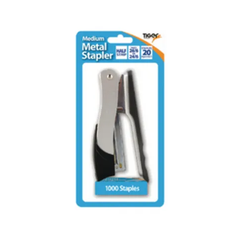 Tiger Medium Metal Stapler + 1000 Staples