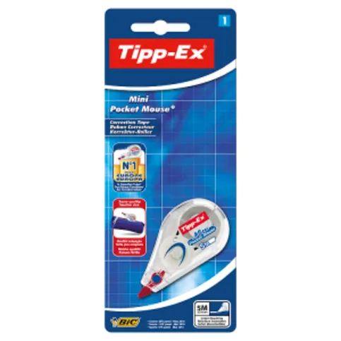 Tipp-Ex Mini Pocket Mouse Correction Tape 6m x 5mm Pack of 1