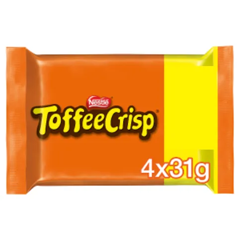 Toffee Crisp Bars 4 x 31g (124g)