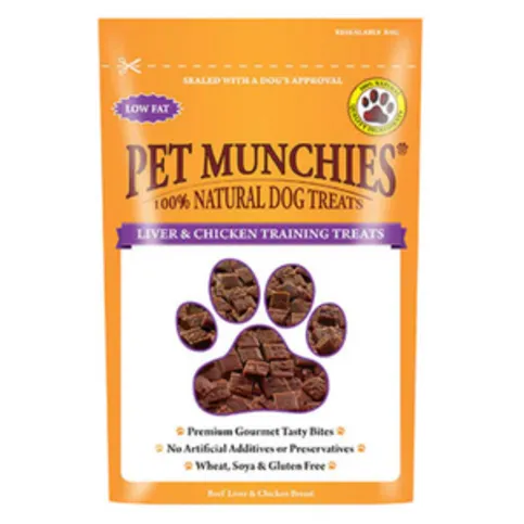 Pet Munchies Dog Training Treats Liver & Chicken 50g