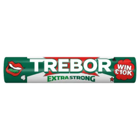 Trebor Extra Strong Peppermint Mints Roll 41.3g