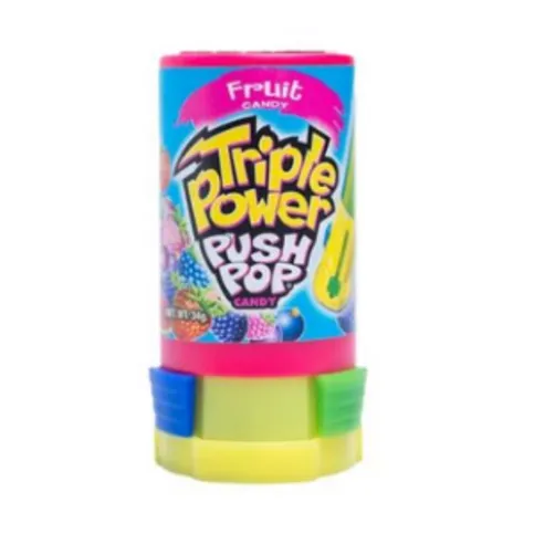 Triple Power Push Pop 34g