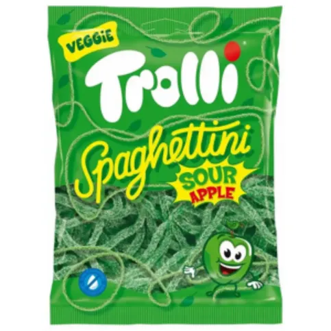Trolli Spaghettini Sour Apple 100g - Veggie