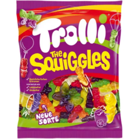 The Squiggles Bugs Gummy Sweets Trolli 150g